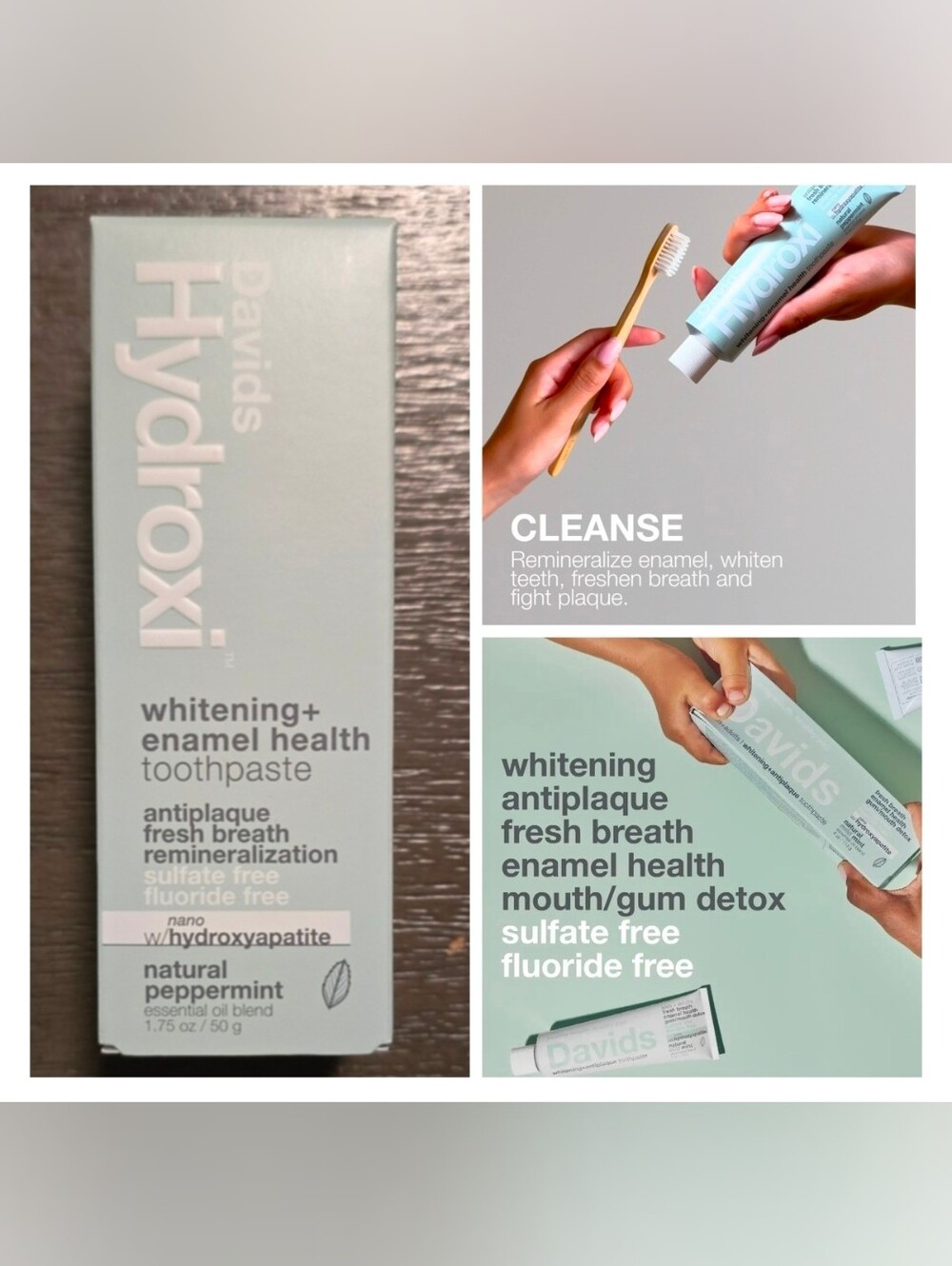 2 FOR $20. Hydroxi Whitening + Enamel Health Toothpaste